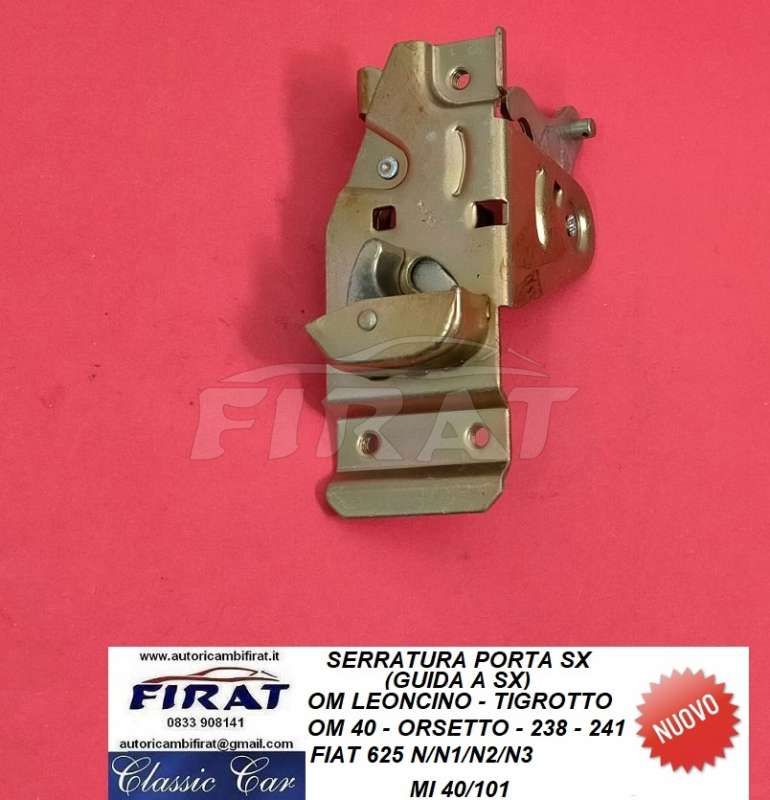 SERRATURA PORTA OM 40 LEONCINO TOGROTTO ORSETTO SX (40/101)